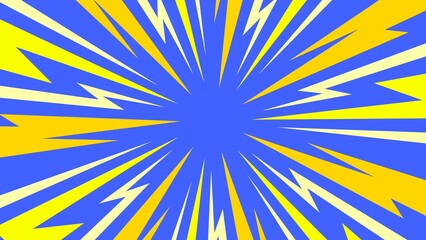 Abstract background of broken lines and lightning