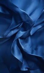 Obraz premium blue silk fabric background