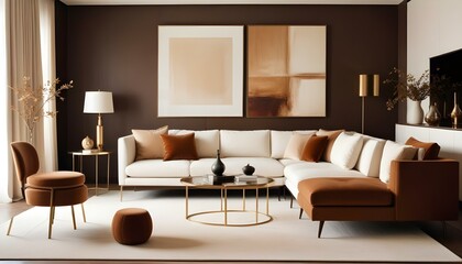 Photo interior modern design room 3d illustration