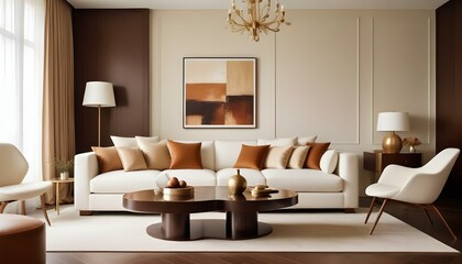 Photo interior modern design room 3d illustration