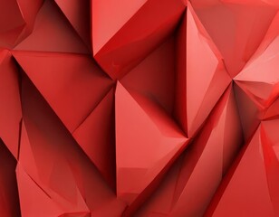 Obraz premium red abstract background with triangulars