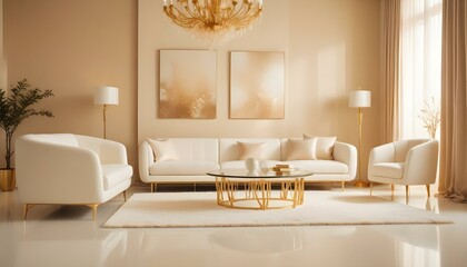 Photo interior modern design room 3d illustration