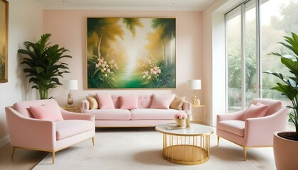 Photo interior modern design room 3d illustration