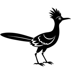 Roadrunner Silhouette Vector Design