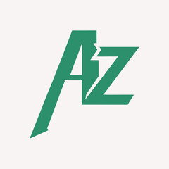 AZ letter logo Creative Design.
AZ monogram Logo Unique Concept Vector.
AZ creative  modern flat abstract  initials letter logo.
