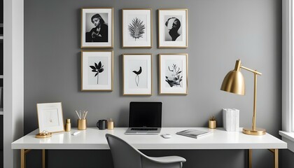 Photo interior modern design room 3d illustration