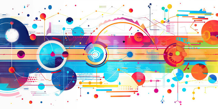 Digital Transformation Roadmap: A colorful timeline displaying the organization's progress in adopting and integrating digital technologies.