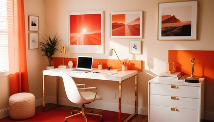 Photo interior modern design room 3d illustration