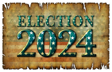 Election 2024 Stars and Stripes  Parchment