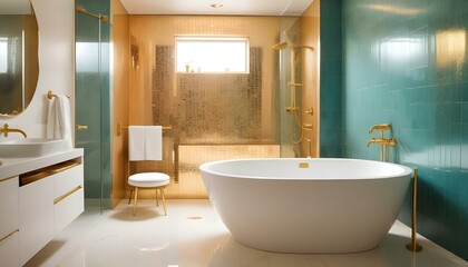 Photo interior modern design room 3d illustration