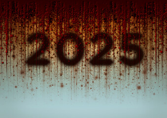 Grunge Style 2025 with Dripping Blood