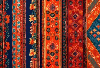 vibrant intricate textile designs effective branding visual identity enhancement, art, colors, creative, crafts, decorative, digital, embroidery, fabric