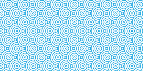 	
Overlapping creative diamond circle abstract blue pattern background with waves texture. geometric digital fabric pattern circles floral and spiral round lapping blue retro background.