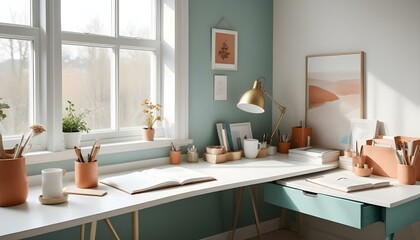 Photo interior modern design room 3d illustration