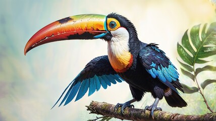 Obraz premium Colorful sea bird