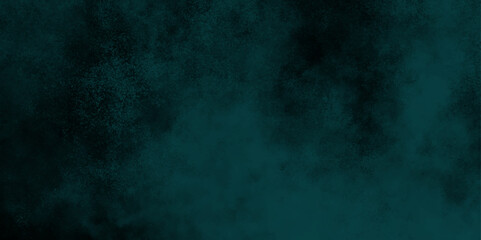 abstract cloud and vapor texture background. Black and teal  smoke aquarelle smudge illustration smooth grungy smokey light pastel colors ink glow. Teal color powder explosion	
