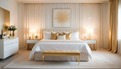 Photo interior modern design room 3d illustration