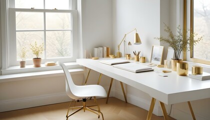 Fototapeta premium Photo interior modern design room 3d illustration