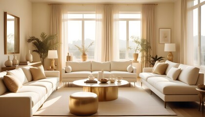 Fototapeta premium Photo interior modern design room 3d illustration