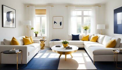 Fototapeta premium Photo interior modern design room 3d illustration