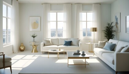 Photo interior modern design room 3d illustration