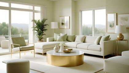 Fototapeta premium Photo interior modern design room 3d illustration