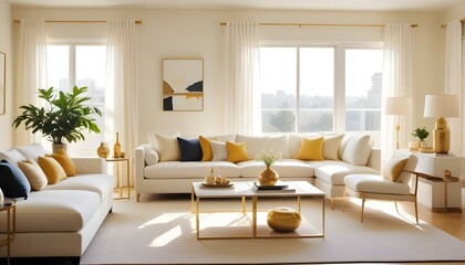 Fototapeta premium Photo interior modern design room 3d illustration