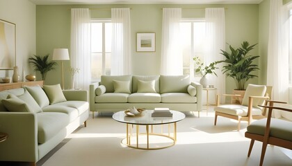 Fototapeta premium Photo interior modern design room 3d illustration