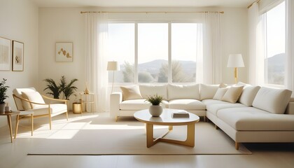 Fototapeta premium Photo interior modern design room 3d illustration