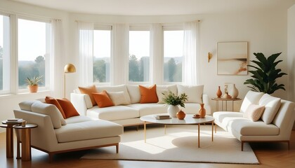 Photo interior modern design room 3d illustration