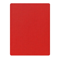 Vibrant red notebook with a sleek design, perfect for jotting down thoughts, ideas, and creative sketches.