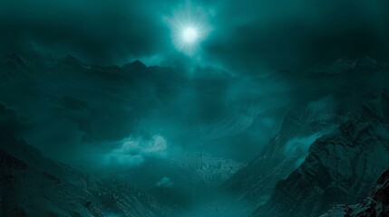 Futuristic alien city merging advanced technology with nature in a sci fi landscape