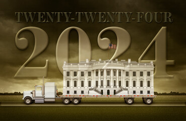 White House Delivered on a Truck in 2024