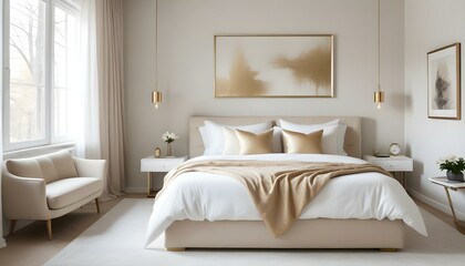 Photo interior modern design room 3d illustration