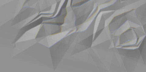 Abstract gray crumpled paper texture background. white fabric crushed textured crumpled. white wrinkly backdrop paper background. gray paper texture material. panorama grunge wrinkly paper texture.