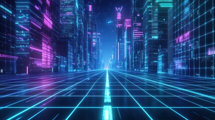Neon Cityscape