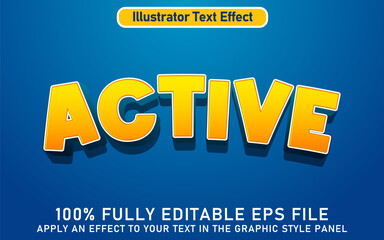 EDITABLE ACTIVE TEXT EFFECT