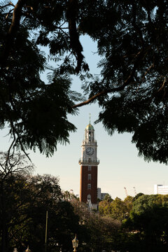 The Torre Monumental or English clock tower. Buenos Aires, Argentina 