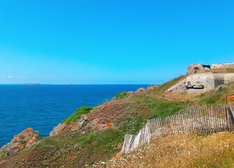 Sea view from Fort d'Arboulé