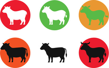 set of animals icons