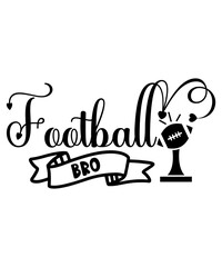 Football SVG Bundle, Football Mom Svg, Funny Football Sayings, Messy Bun Football, Football Game Day, Football Designs, Football Shirt PNG