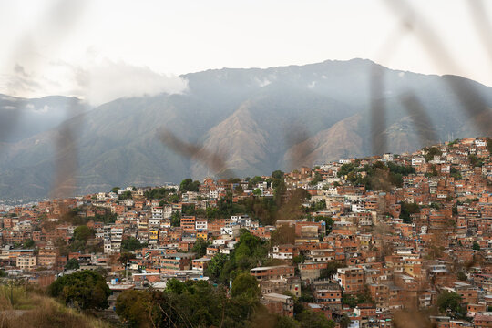 Surroundings of Petare in Venezuela
