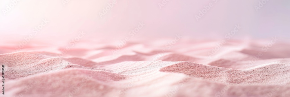 Poster serene soft pink sandy surface for minimalist product display in ethereal desert setting - calm and 