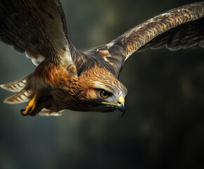 Obraz premium hawk in flight