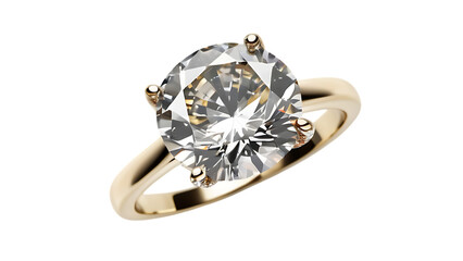 gem ring illustration close up image isolated on transparency background