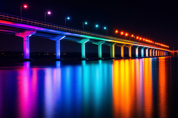 bridge at night