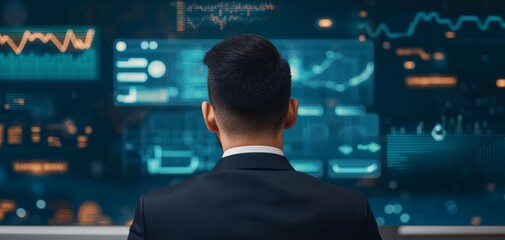 Entrepreneur reviewing a business plan with a focus on company milestones and goals