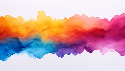 Vibrant watercolor splash blending warm and cool hues, perfect for backgrounds, abstract art, and creative designs.