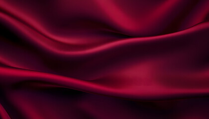 Obraz premium a sumptuous burgundy silk texture creates an elegant and luxurious background perfectly suited for fashion beauty and romantic design concepts luxury love and rich fabric generative ai