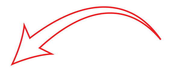 Arrow icon on white background. flat style. arrow icon for your web site design, logo, app, UI. arrow indicated the direction symbol. curved arrow sign.